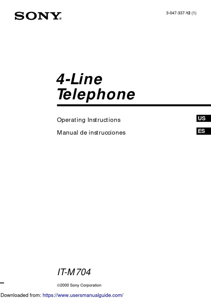 Sony IT-M 704 User manual Sony IT-M 704 User manual