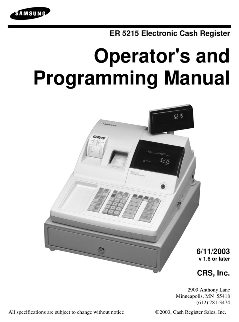 Samsung ER 5215 Operator's manual