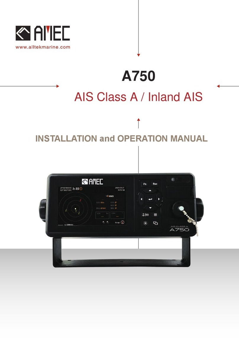 AMEC A750 Installation and operation manual