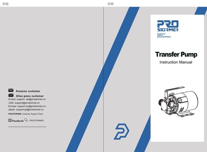 PRO STORMER BDUP2601 instruction manual
