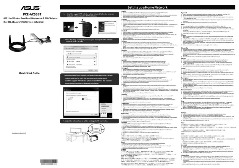 Asus PCE-AC55BT User manual