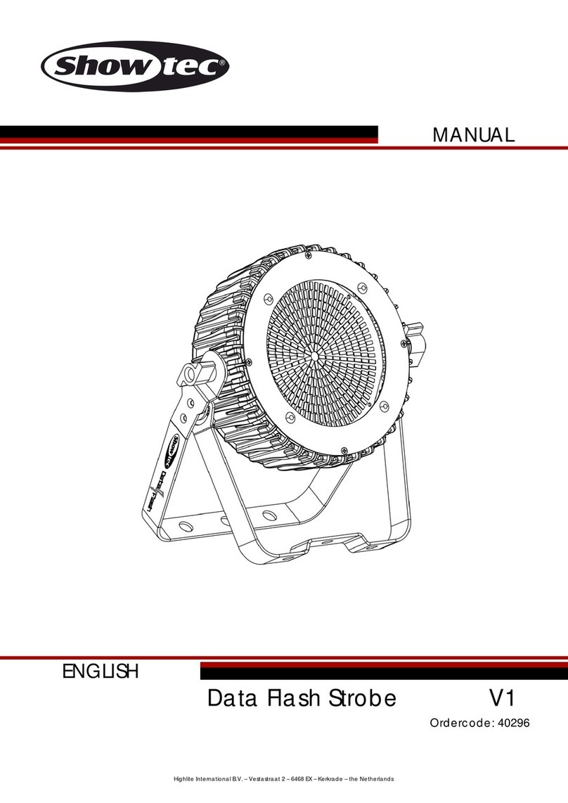 Show Tec Data Flash Strobe V1 User manual