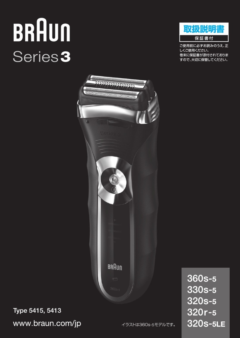 Braun 360S-5 User manual