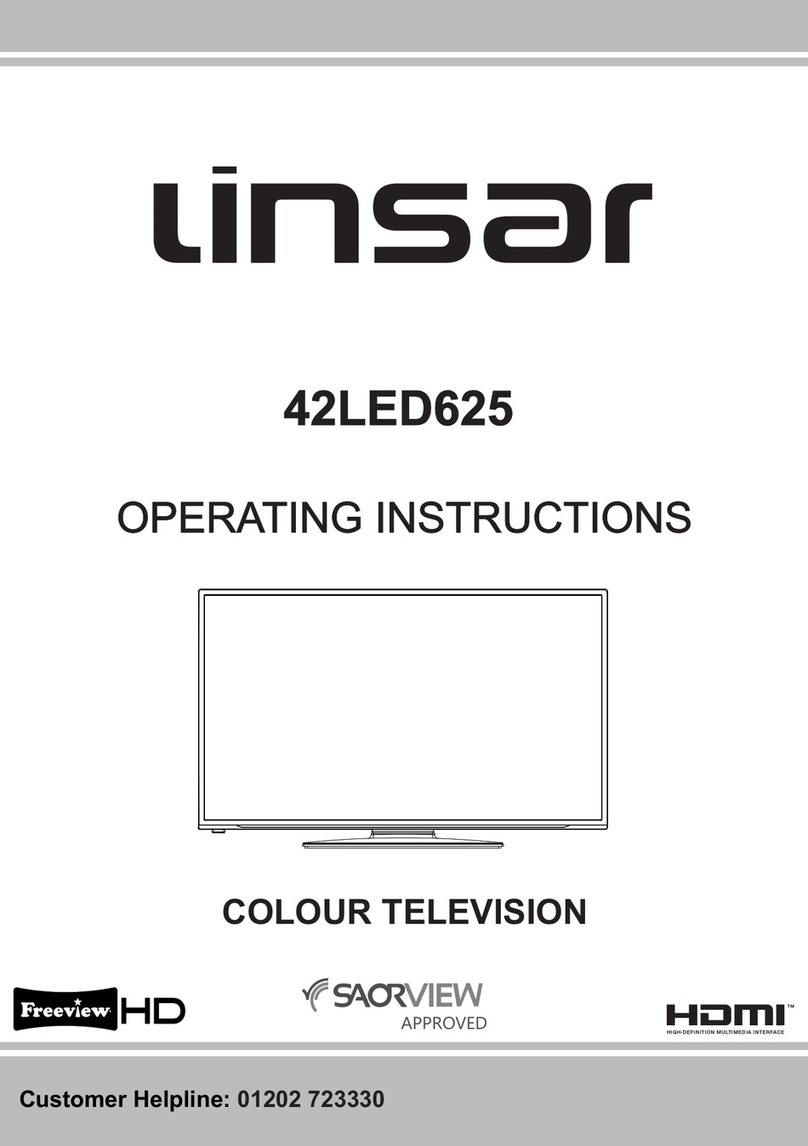 Linsar 42LED625 operating instructions