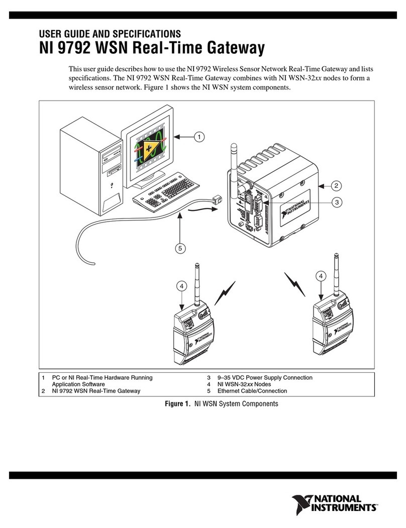 NI 9792 USER GUIDE AND SPECIFICATIONS