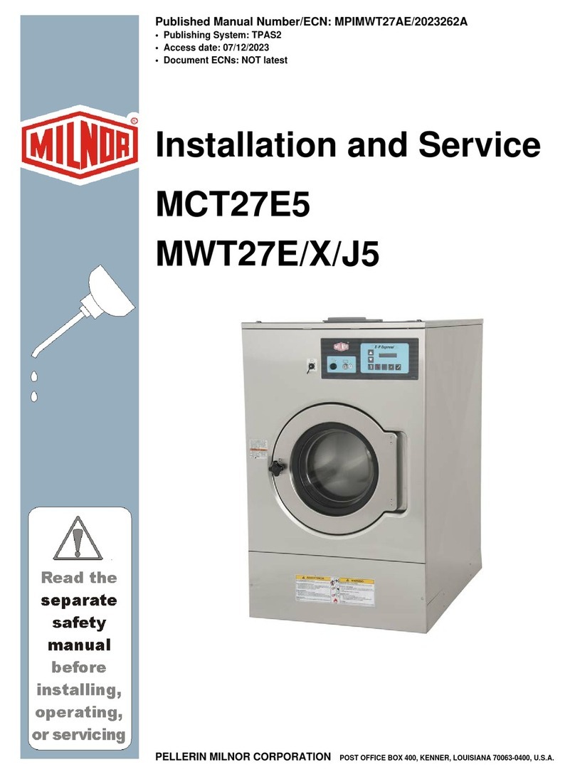 Milnor MCT27E5 Manual