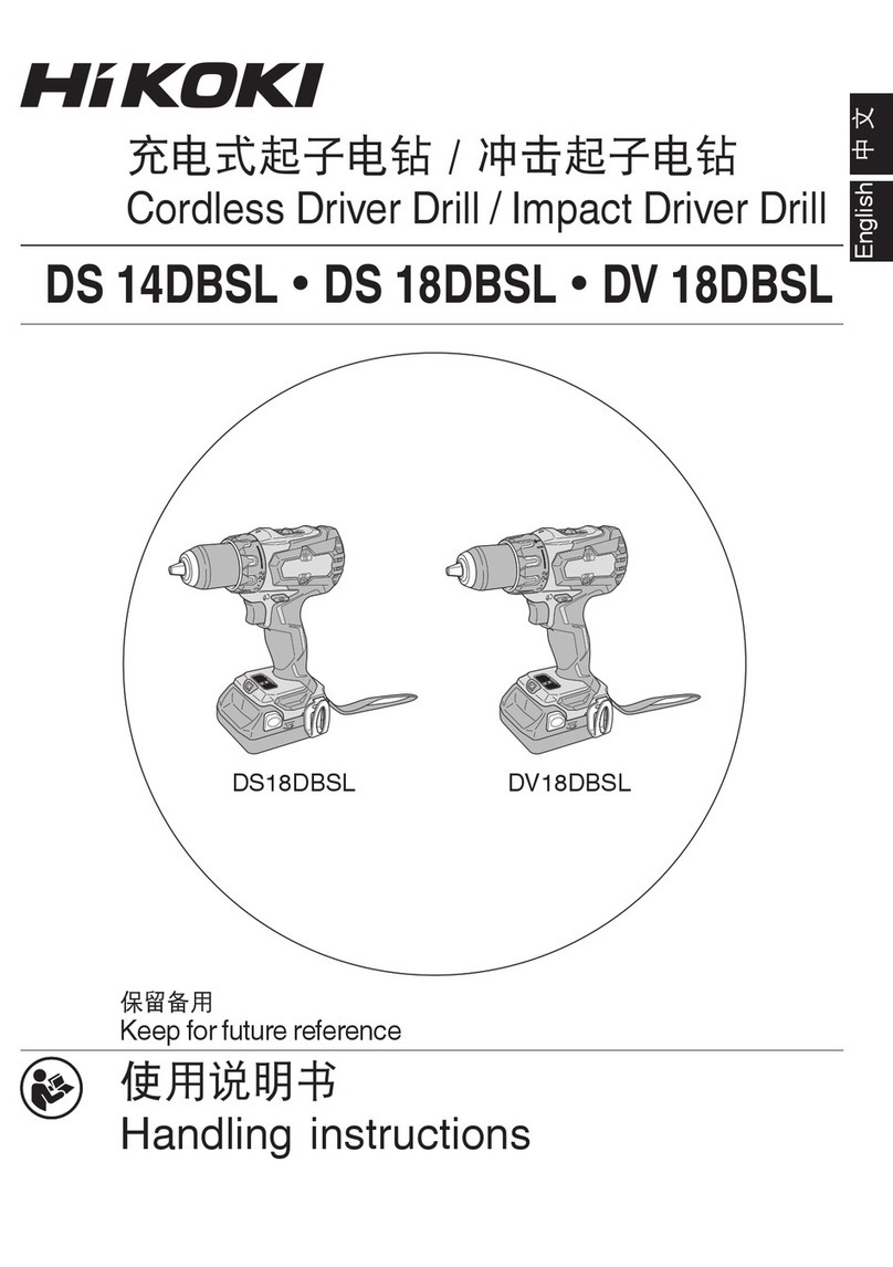 HIKOKI DS 14DBSL User manual