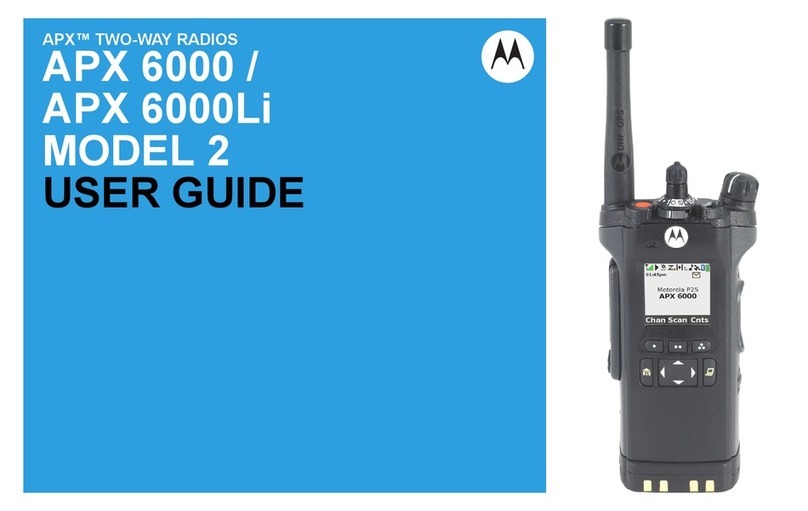 Motorola APX 6000 2 User manual