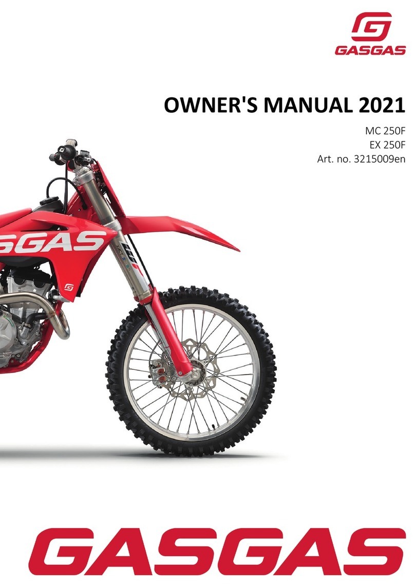 GAS GAS MC 250F 2021 User manual