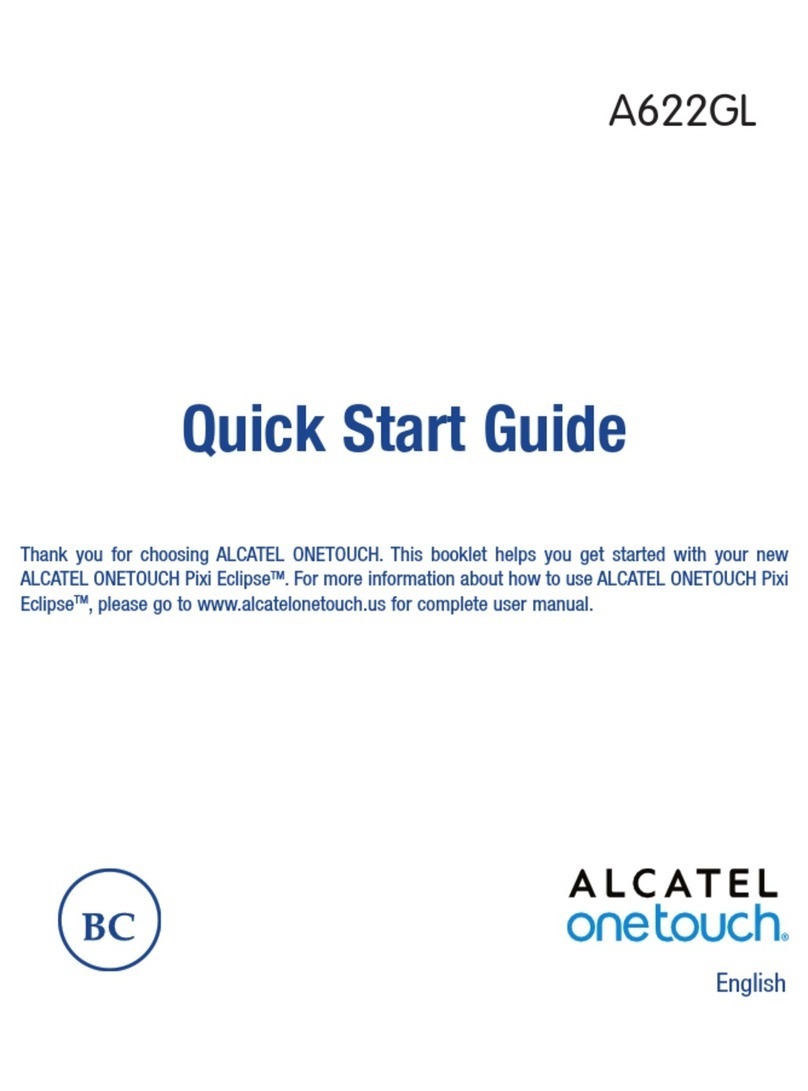 Alcatel ONETOUCH A622GL User manual