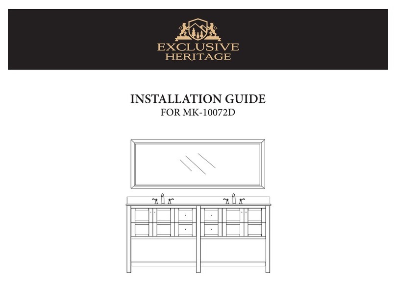 Exclusive Heritage MK-10072D installation guide