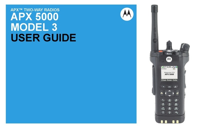 Motorola APX 5000 3 User manual