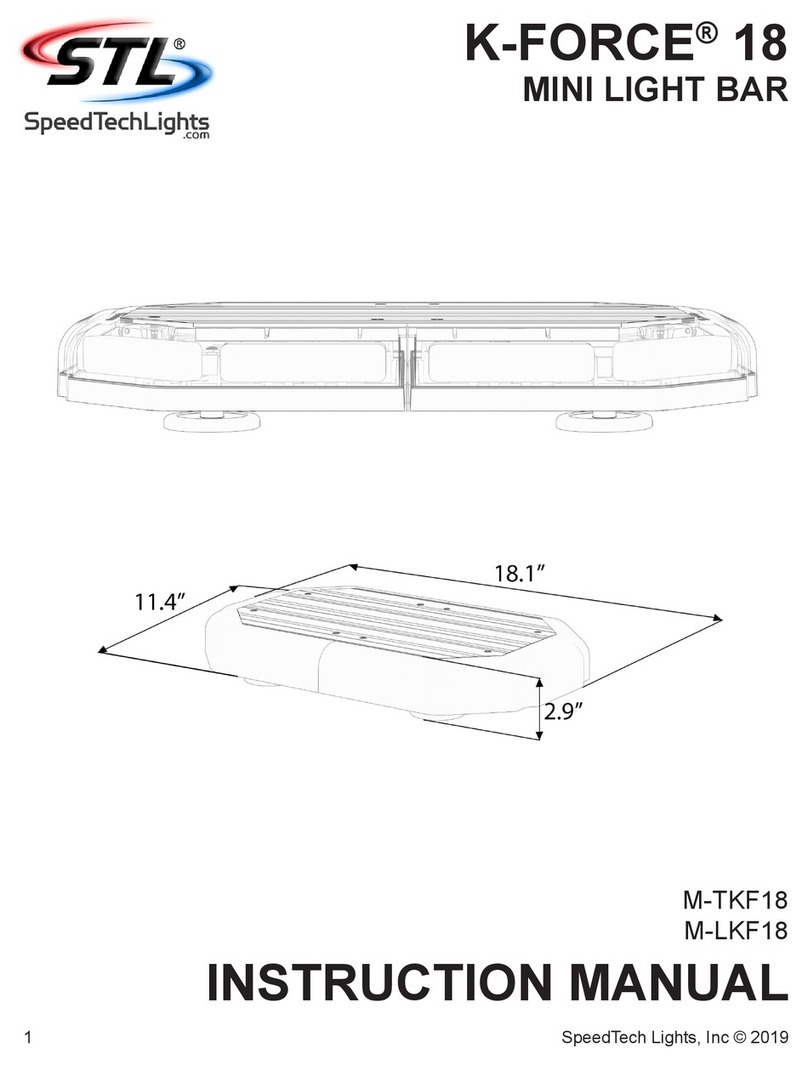 SpeedTech Lights K-FORCE 18 instruction manual
