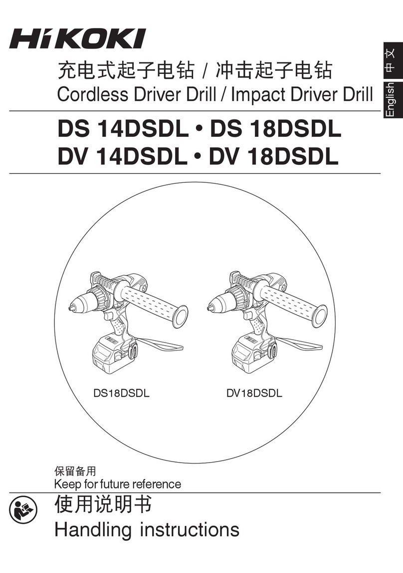 HIKOKI DV 18DSDL User manual