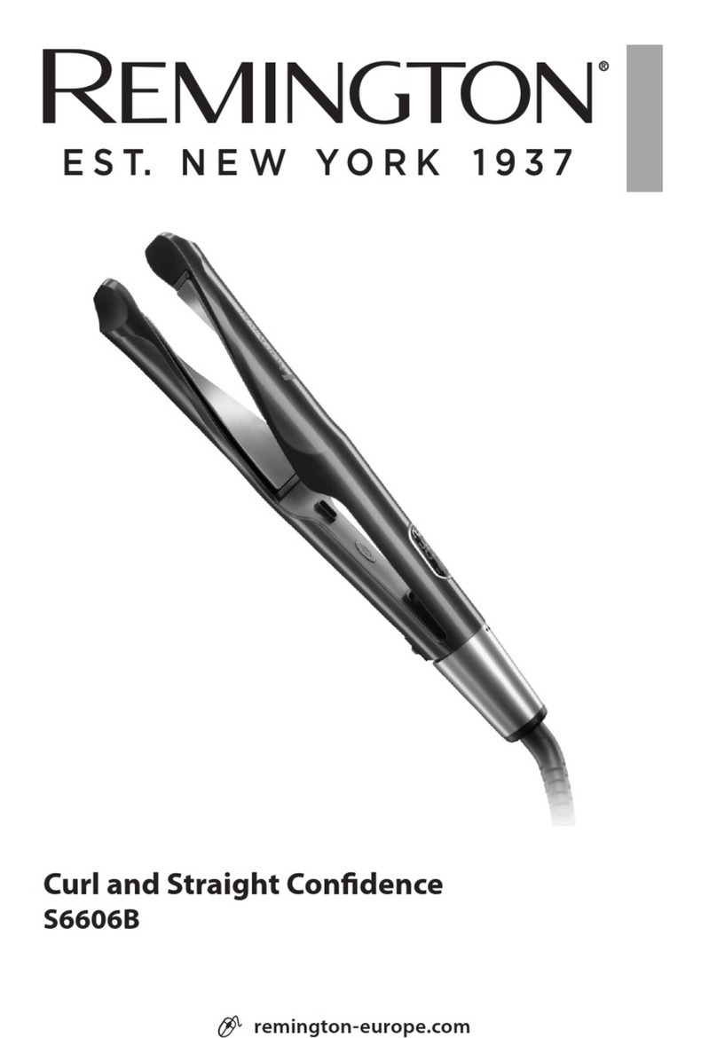 Remington Curl and Straight Confidence User manual