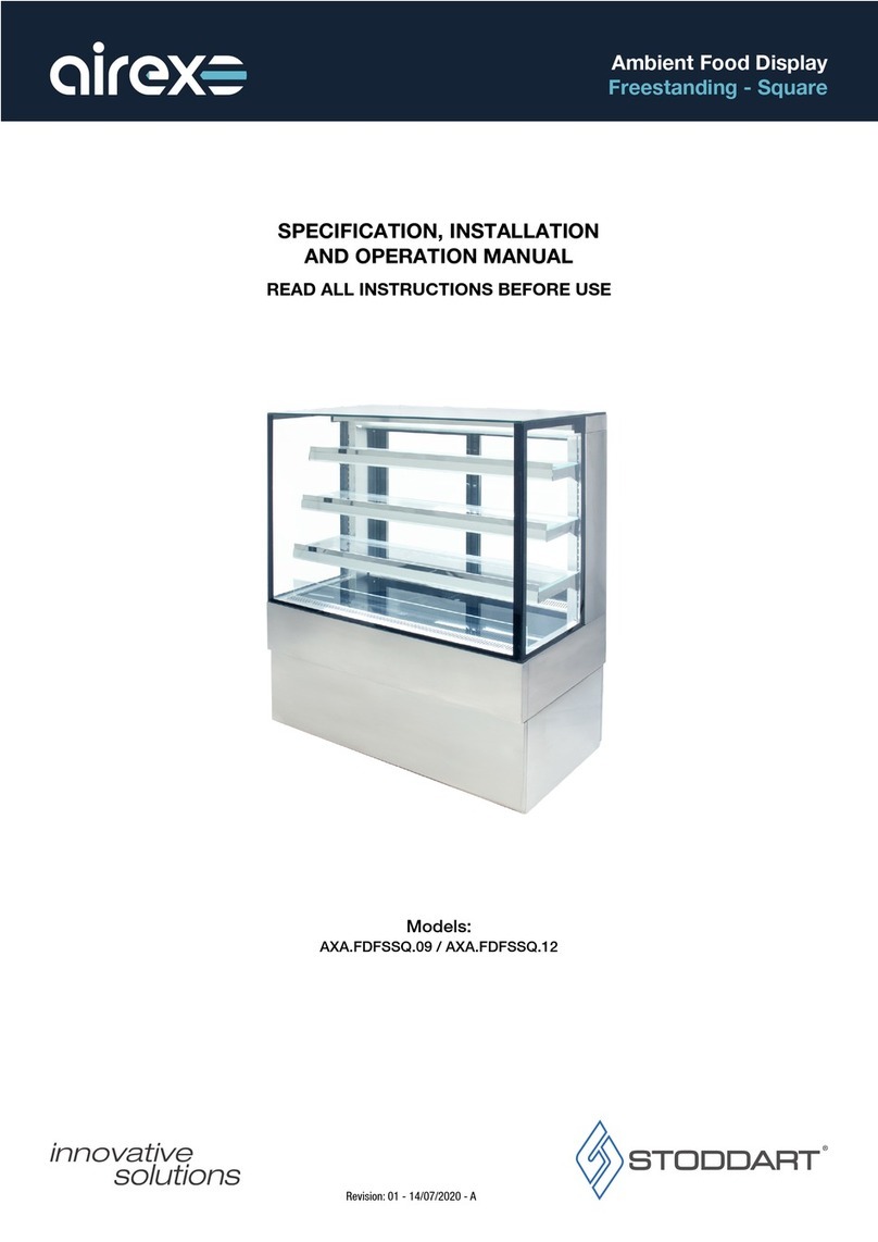 STODDART airex AXA.FDFSSQ.09 Specification, installation and operation manual