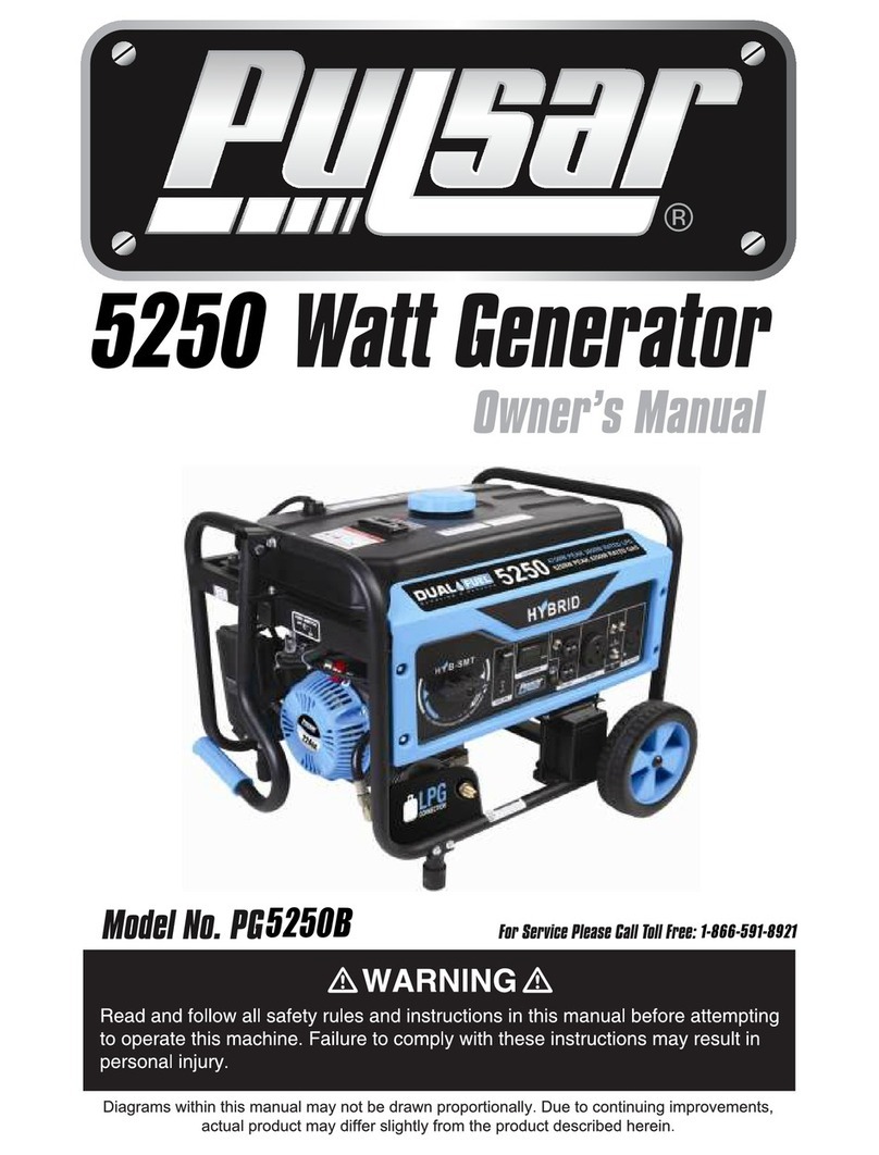 Pulsar PG5250B owner's manual