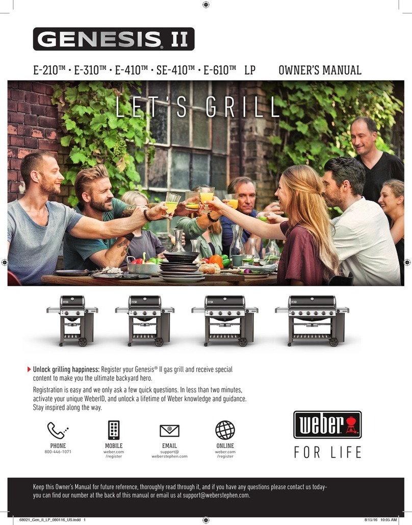 Weber GENESIS II E-610 LP User manual