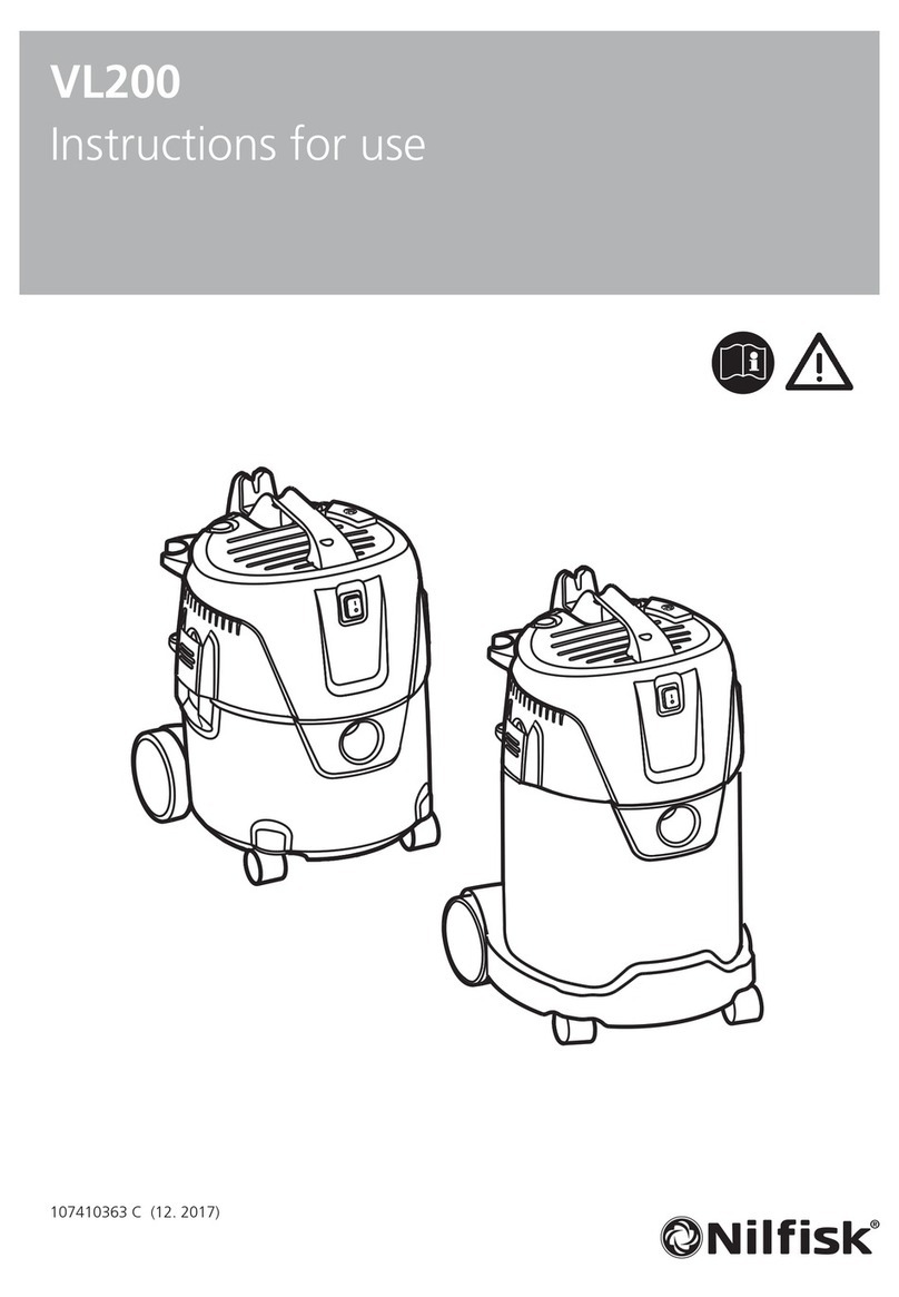 Nilfisk-Advance VL200 Instructions for use