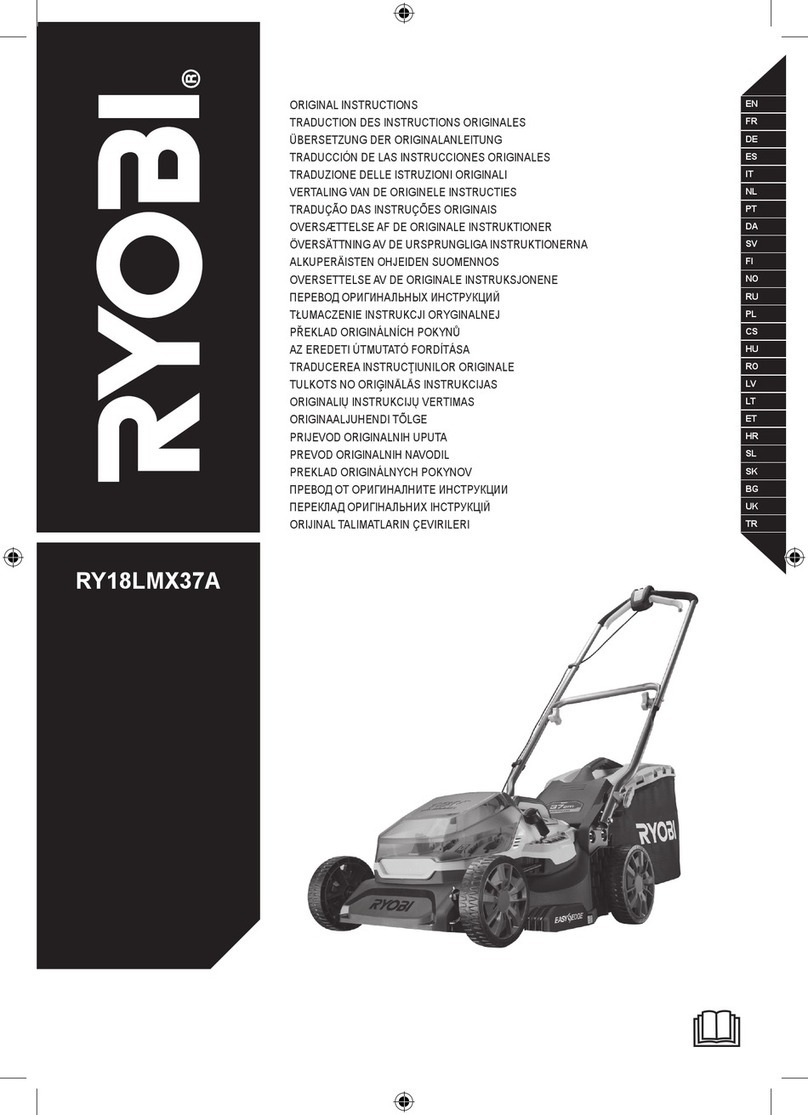 Ryobi RY18LMX37A Original instructions