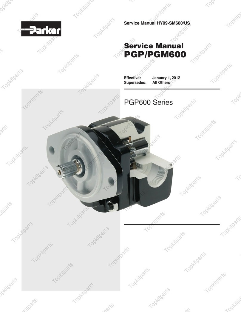 Parker PGM 600 Series Service manual Parker PGM 600 Series Service manual