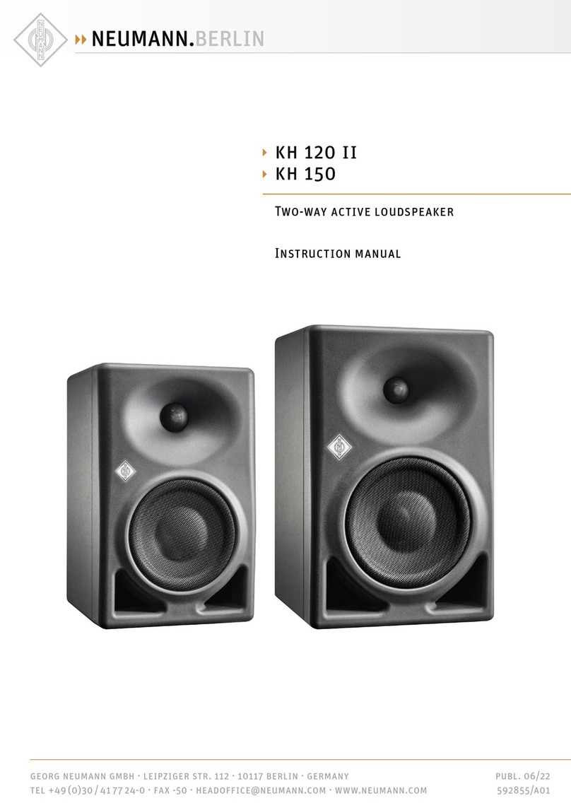 Neumann.Berlin KH 120 II instruction manual