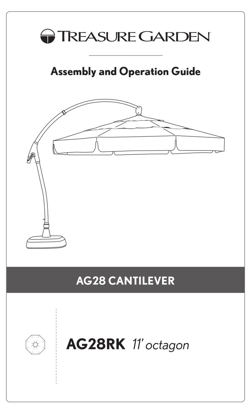 Treasure Garden AG28RK Installation instructions