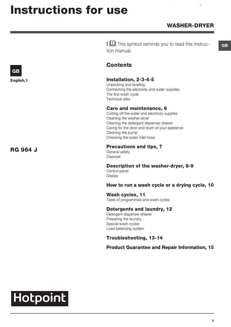Hotpoint RG 964 J User manual