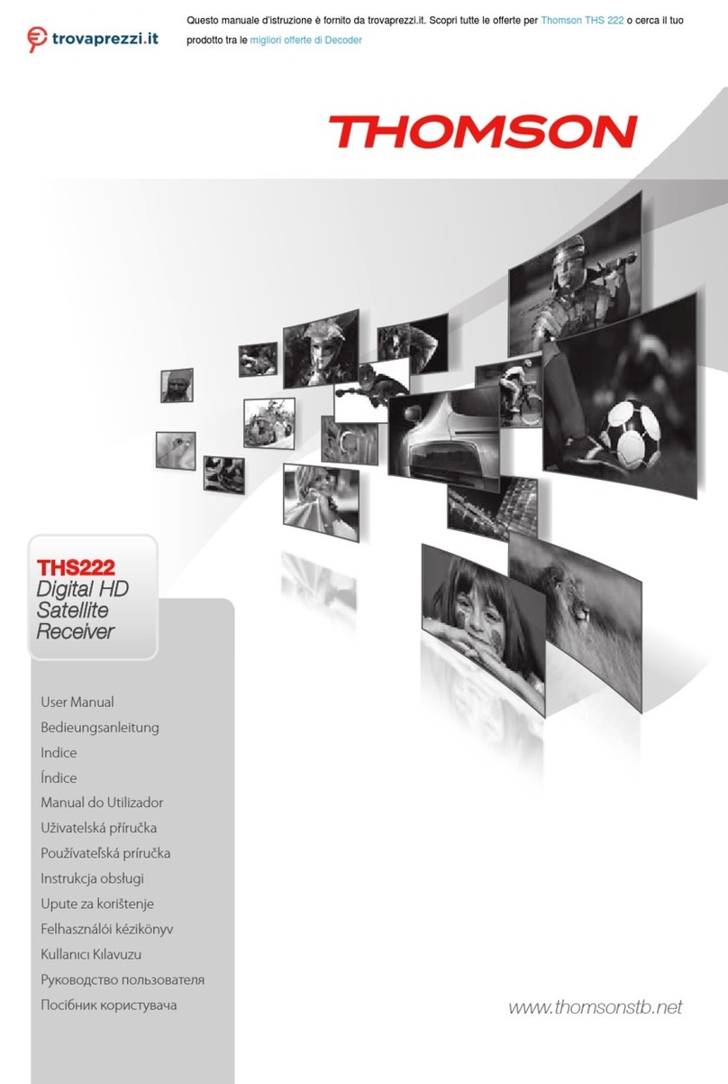 THOMSON THS222 user manual