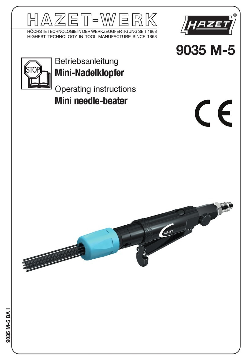 HAZET-WERK 9035 M-5 operating instructions
