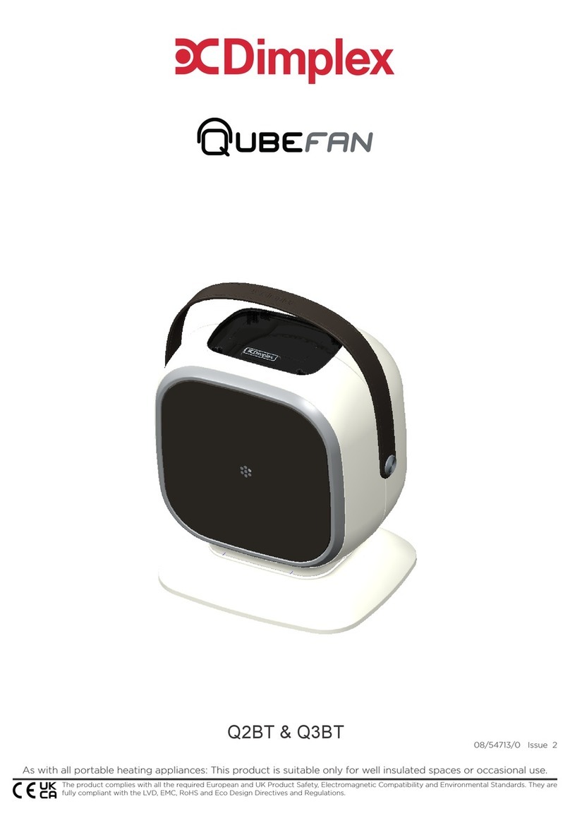 Dimplex QUBEFAN Q2BT User manual