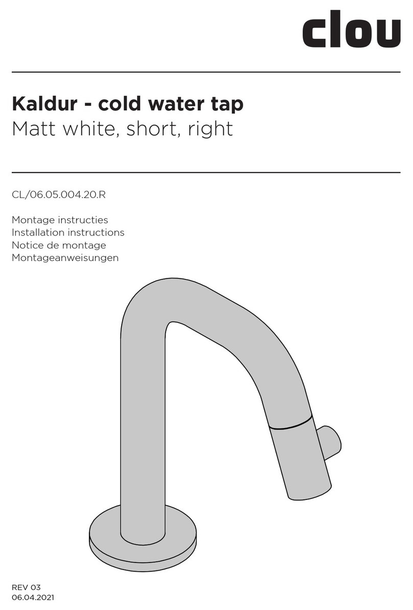 Clou Kaldur CL/06.05.004.20.R User manual