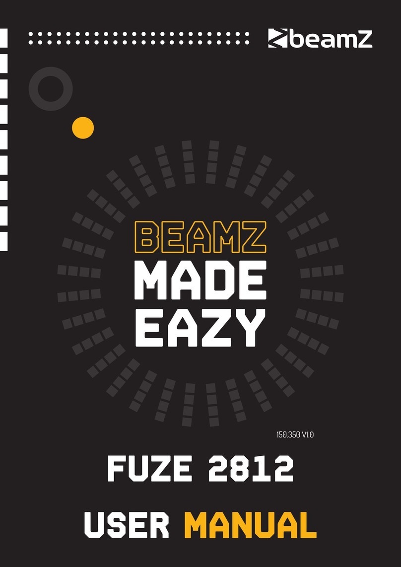 Beamz FUZE 2812 user manual
