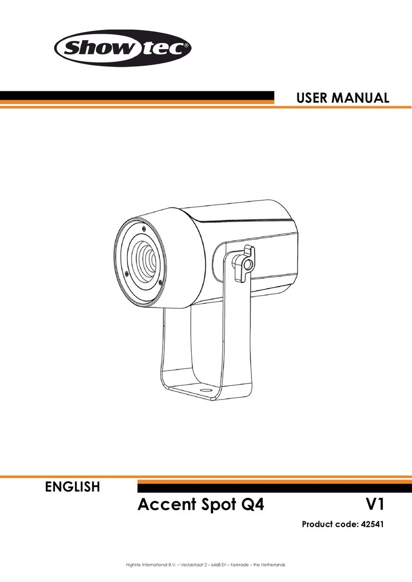 Show Tec Accent Spot Q4 V1 user manual