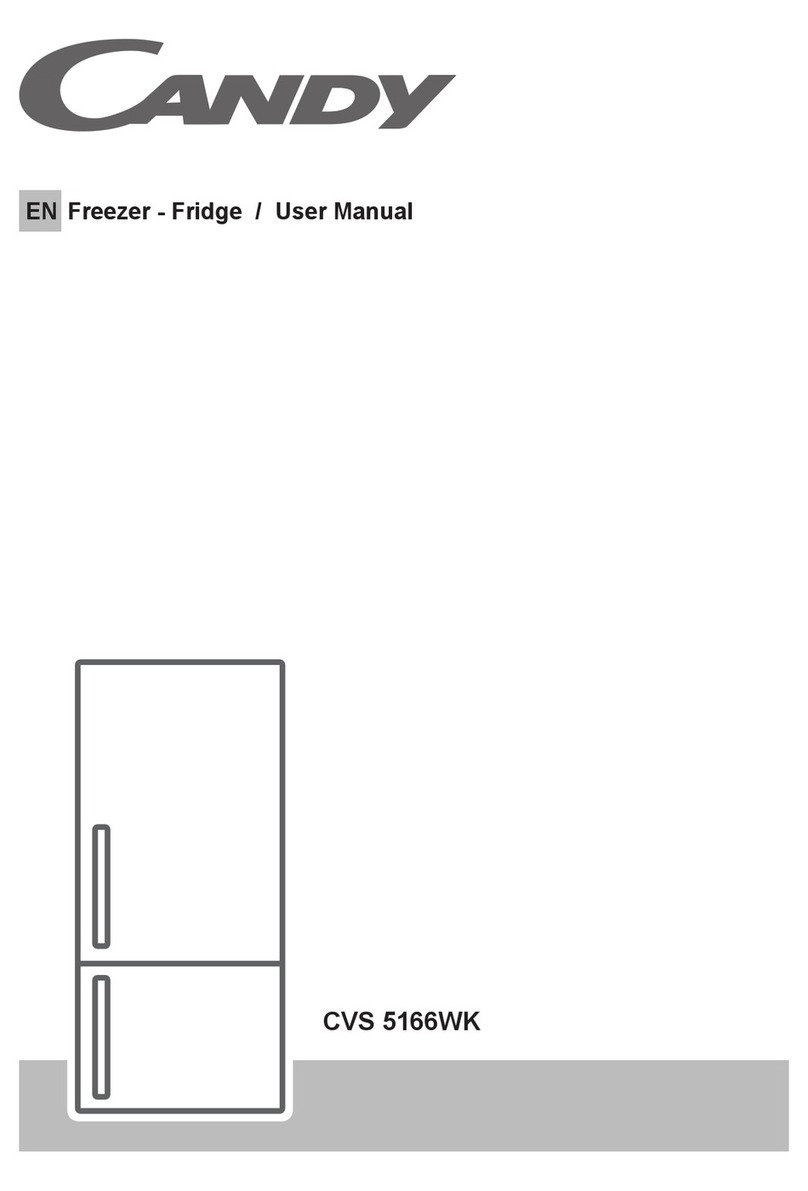 Candy CVS 5166WK User manual Candy CVS 5166WK User manual