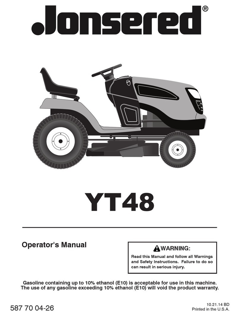 Jonsered YT48 Operator's manual