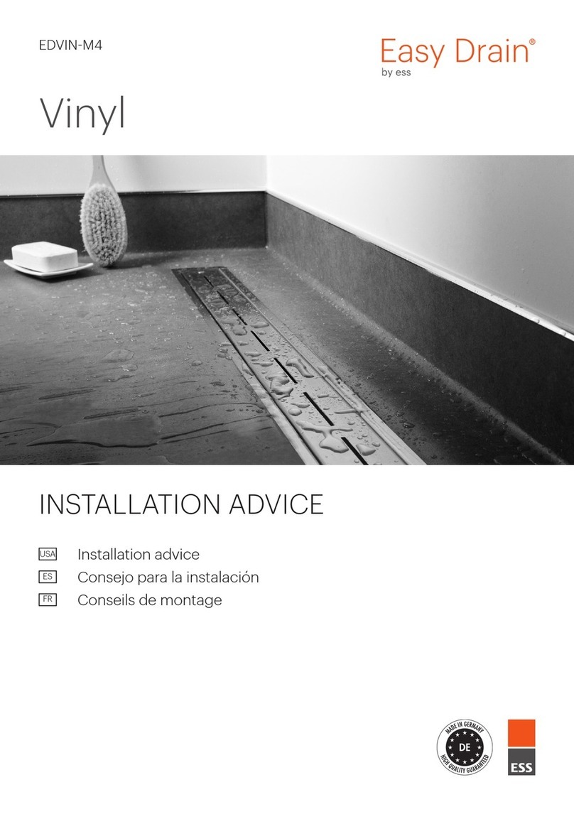 ESS Easy Drain EDVIN-M4 Installation and operating instructions ESS Easy Drain EDVIN-M4 Installation and operating instructions