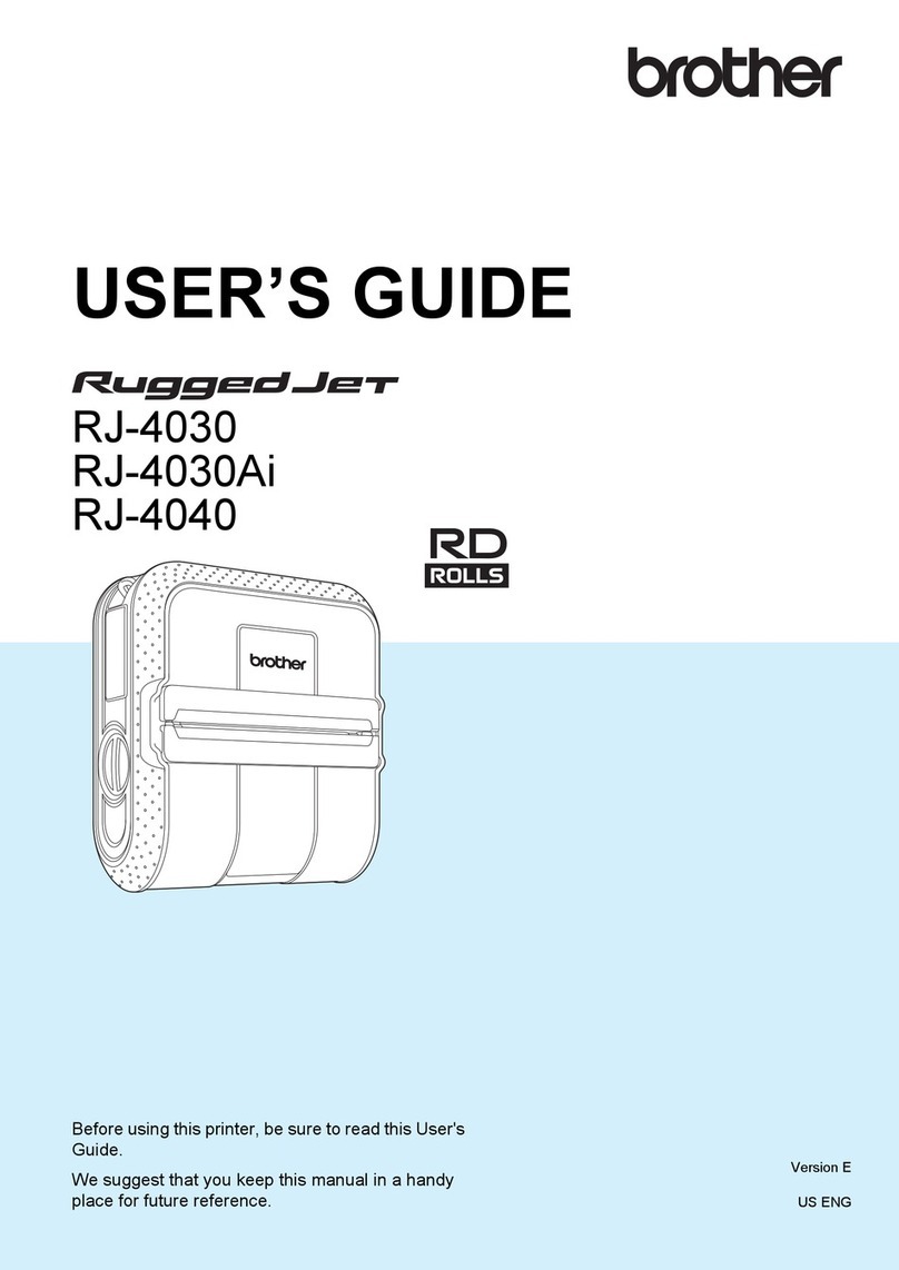 Brother RJ-4030Ai User manual