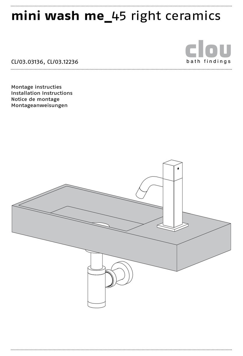 Clou mini wash me CL/03.12236 User manual