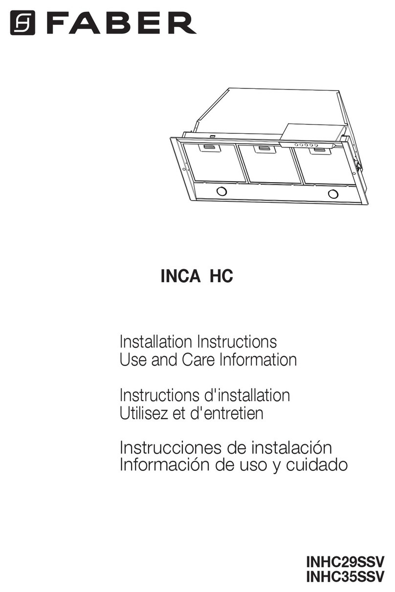 Faber INHC29SSV Owner's manual