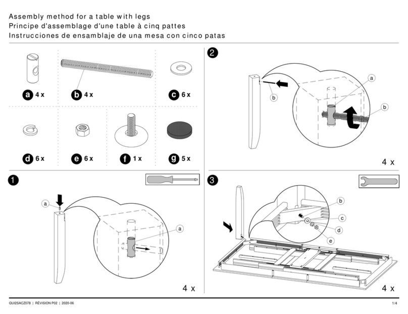 Canadel QUI2SACZ078 User manual Canadel QUI2SACZ078 User manual