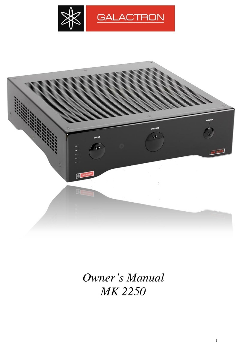 Galactron MK 2250 User manual
