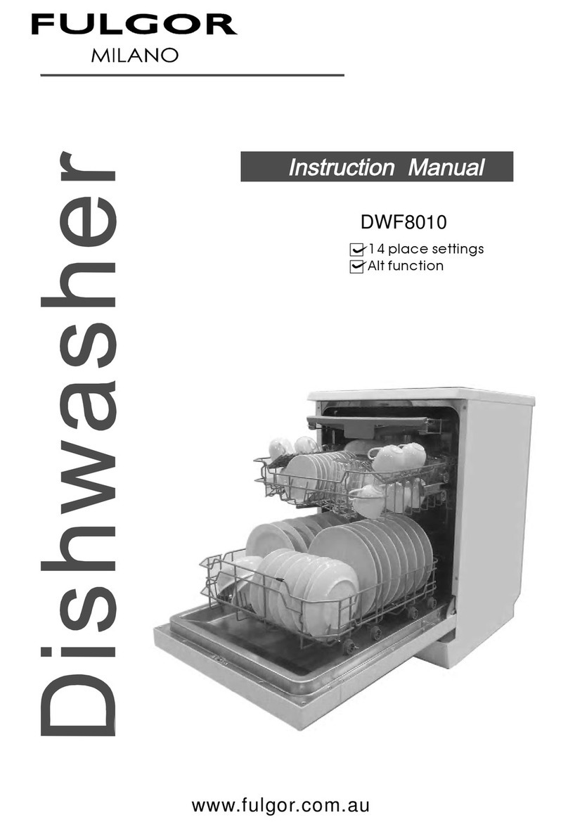 FULGOR DWF8010 instruction manual