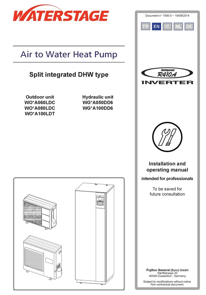 Waterstage WO A060LDC Series Installation and operating manual