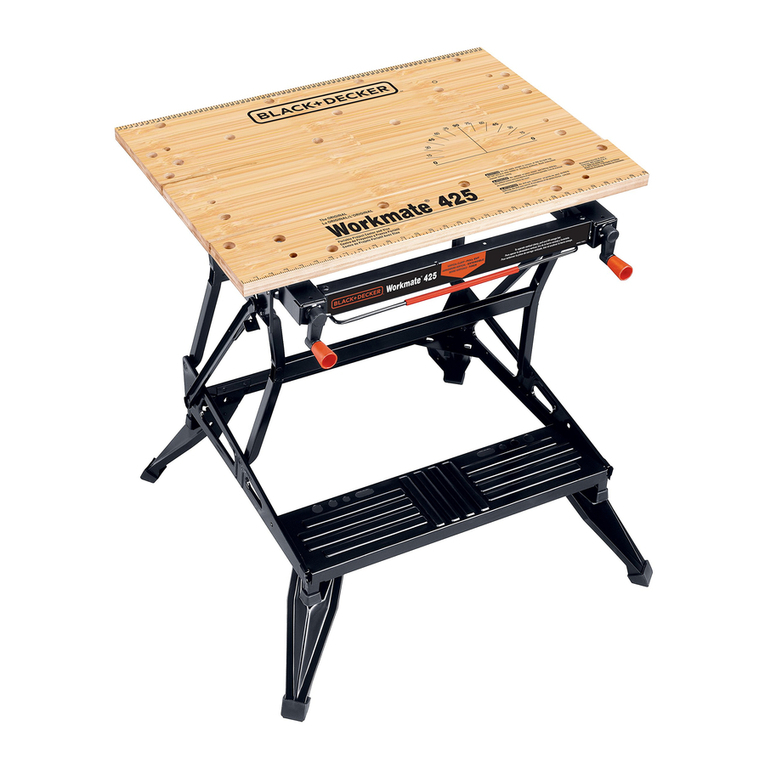 Black & Decker Workmate 425 TYPE 5 user manual