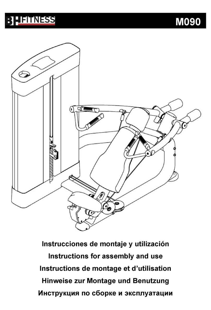 BH FITNESS M090 Instructions for assembly and use