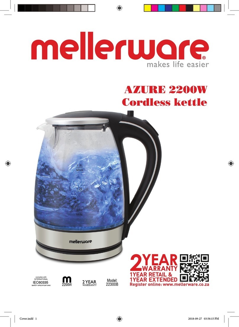 Mellerware AZURE 22300B manual