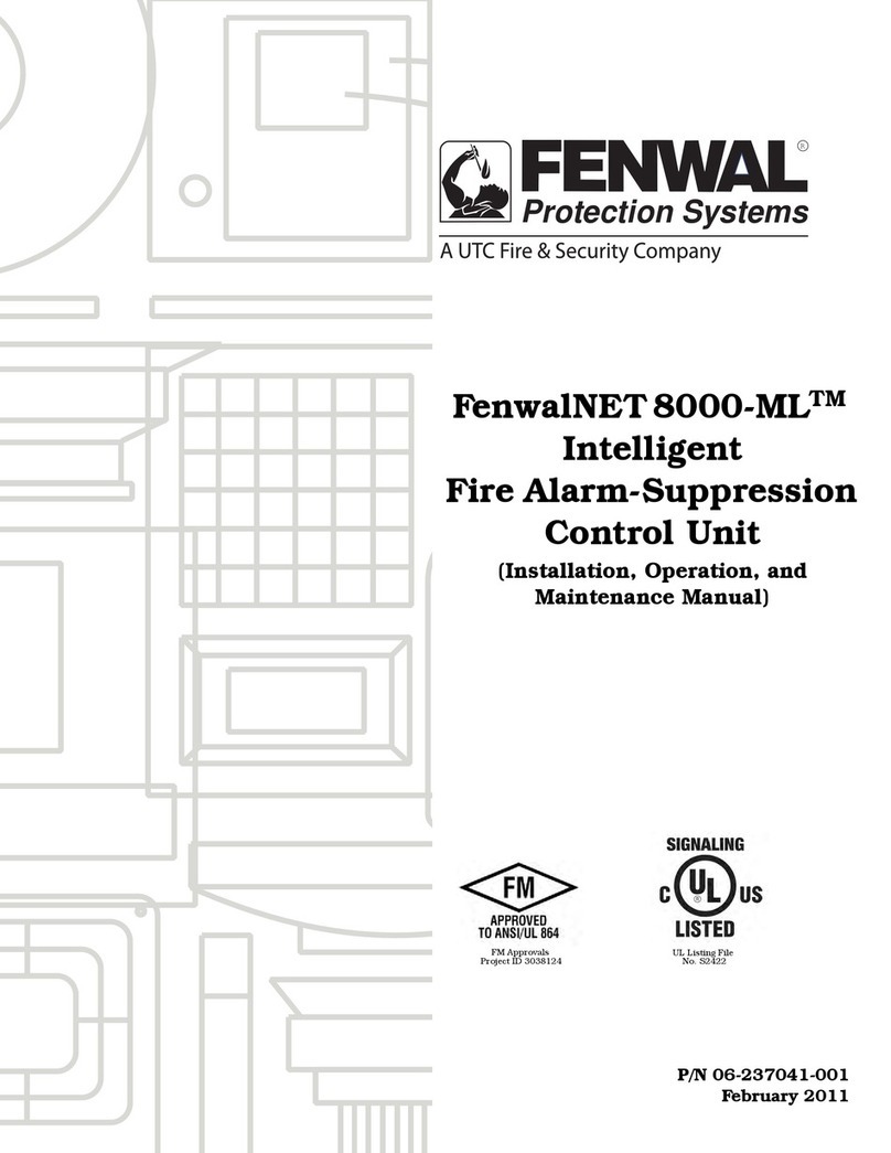 UTC Fire and Security FenwalNET 8000-ML User manual