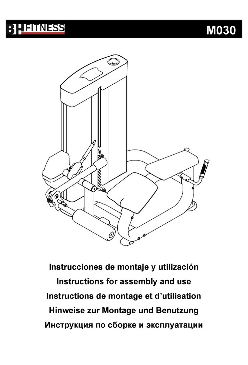 BH FITNESS M030 Instructions for assembly and use