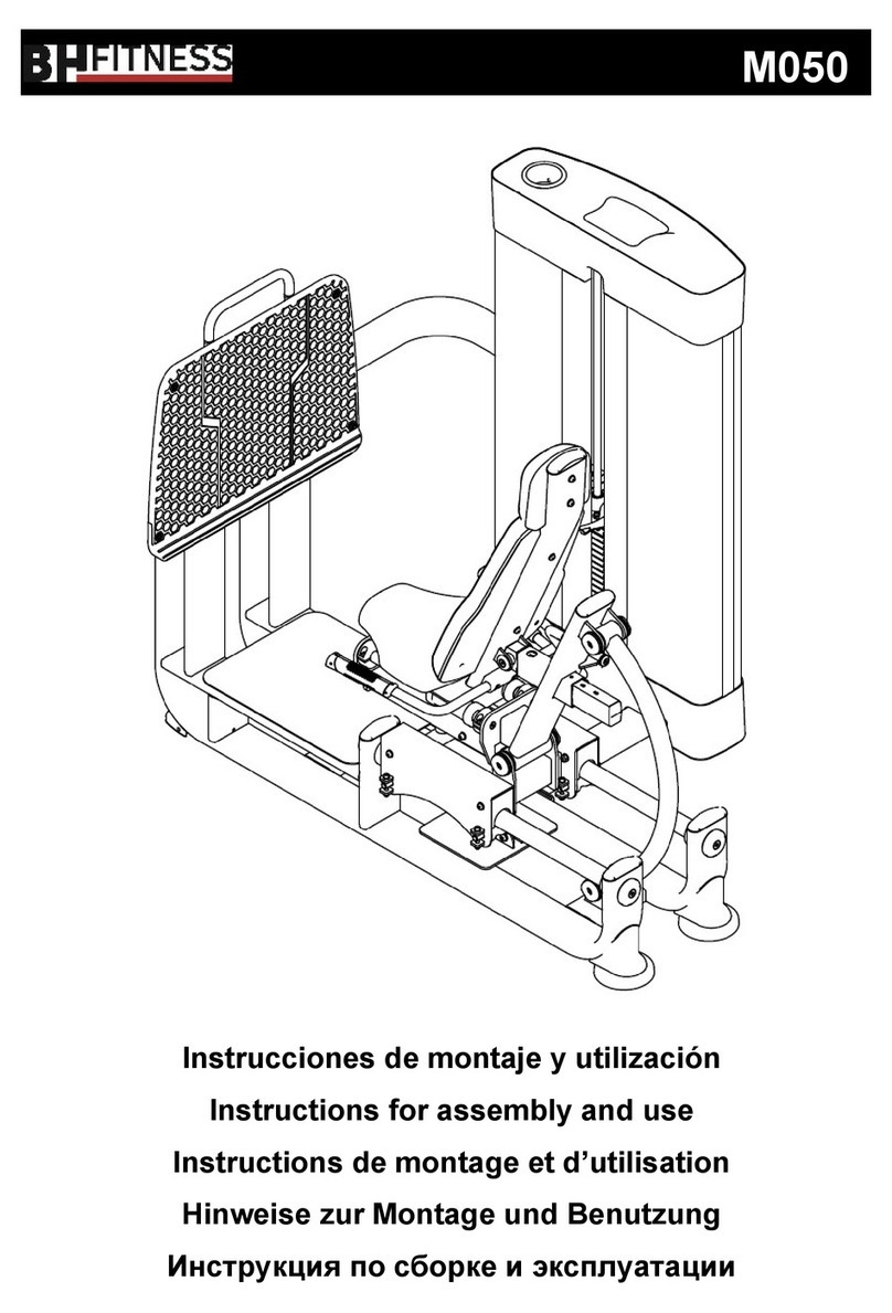 BH FITNESS M050 Instructions for assembly and use